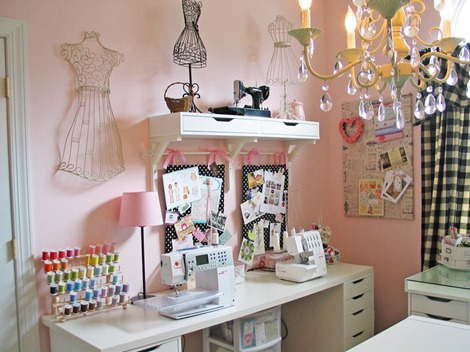 A Dreamy Sewing Studio {Olabelhe} 